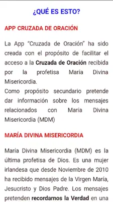 Cruzada de Oracion android App screenshot 0