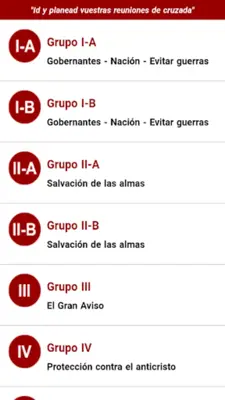 Cruzada de Oracion android App screenshot 2