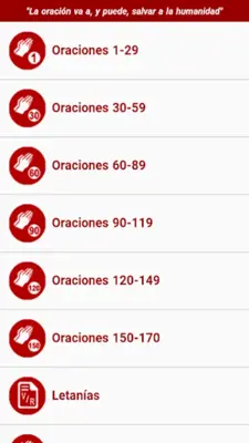 Cruzada de Oracion android App screenshot 3